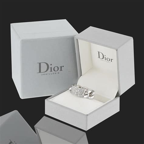 bague dior homme or